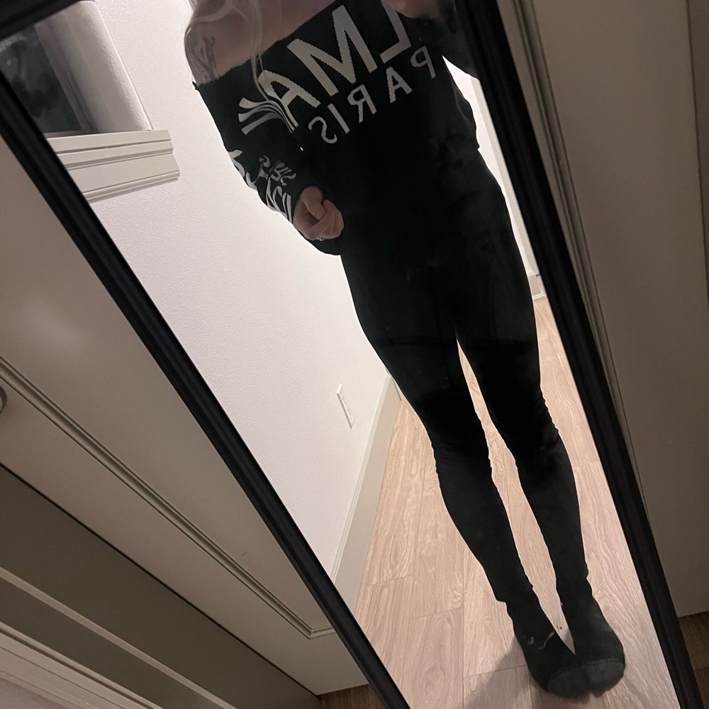 Black and white Paris Sweater